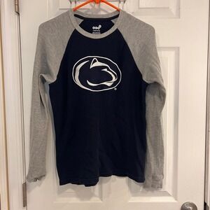 GEN2 Penn State Nittany Lions Raglan Long Sleeve Thermal Shirt Youth L 14-16‎